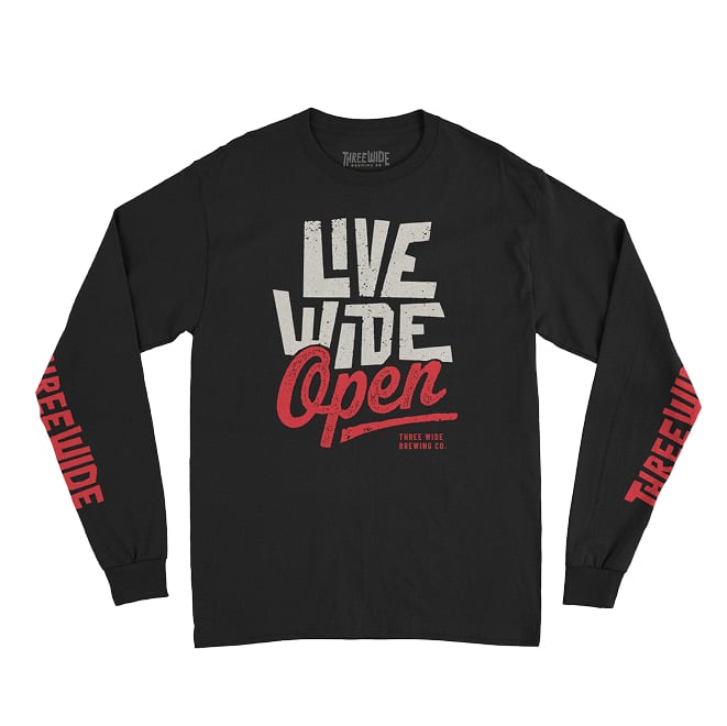 Dark gray long sleeve tee